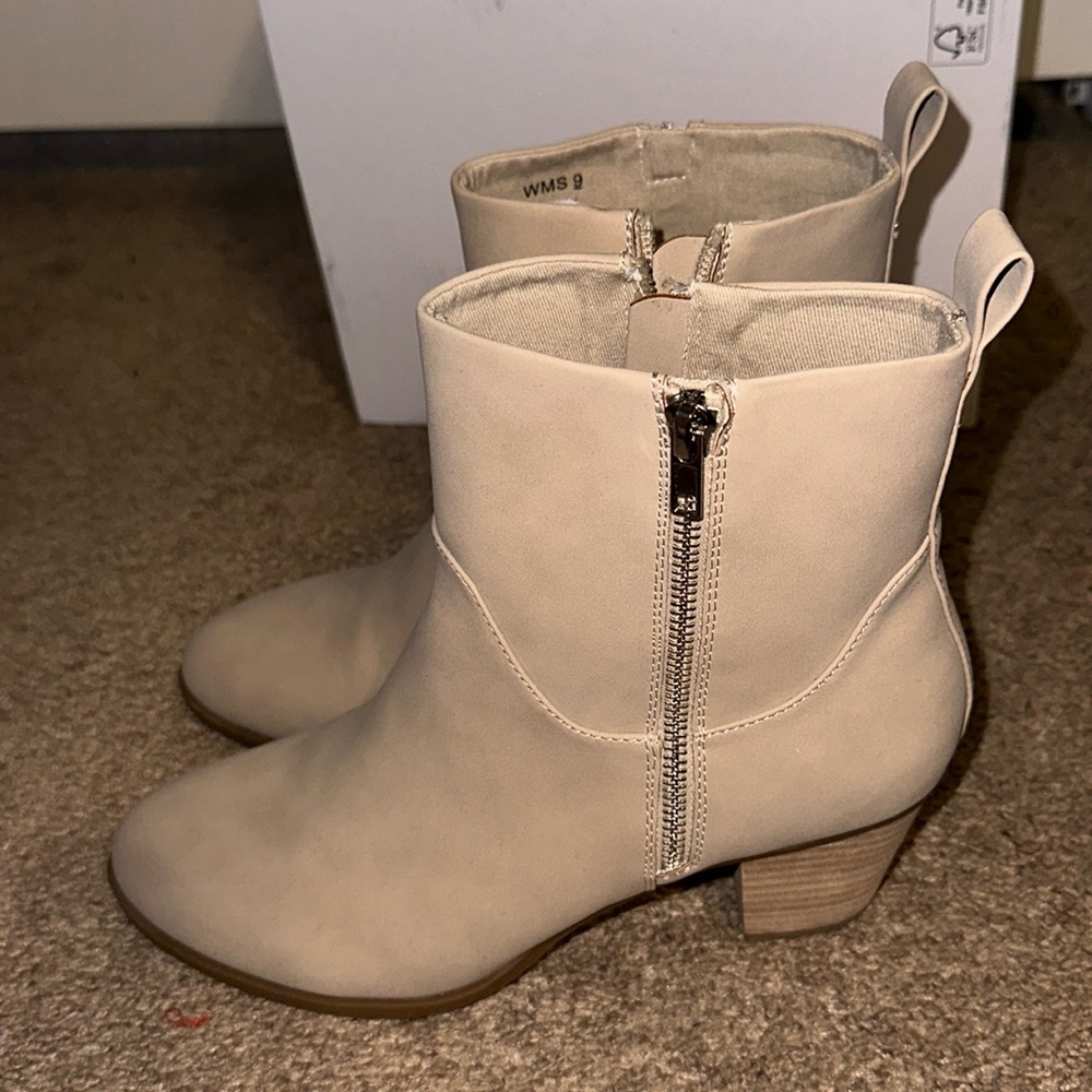 Tan Booties